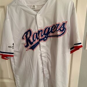 White Rangers Baseball Jersey